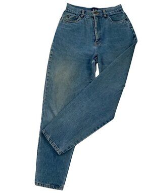 Gap Womens Reverse Fit High-Waisted Vintage Blue Denim Jeans 9/10 Made In Hong K